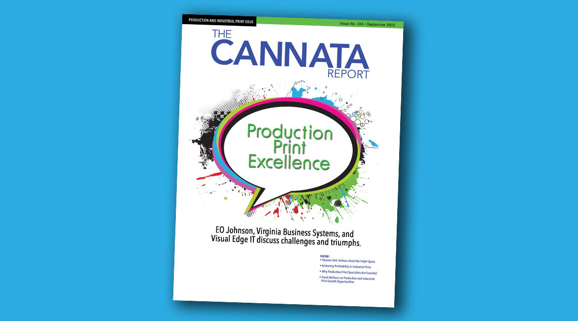 The Cannata Report’s September Production Print Issue Explores a Prime Diversification Opportunity