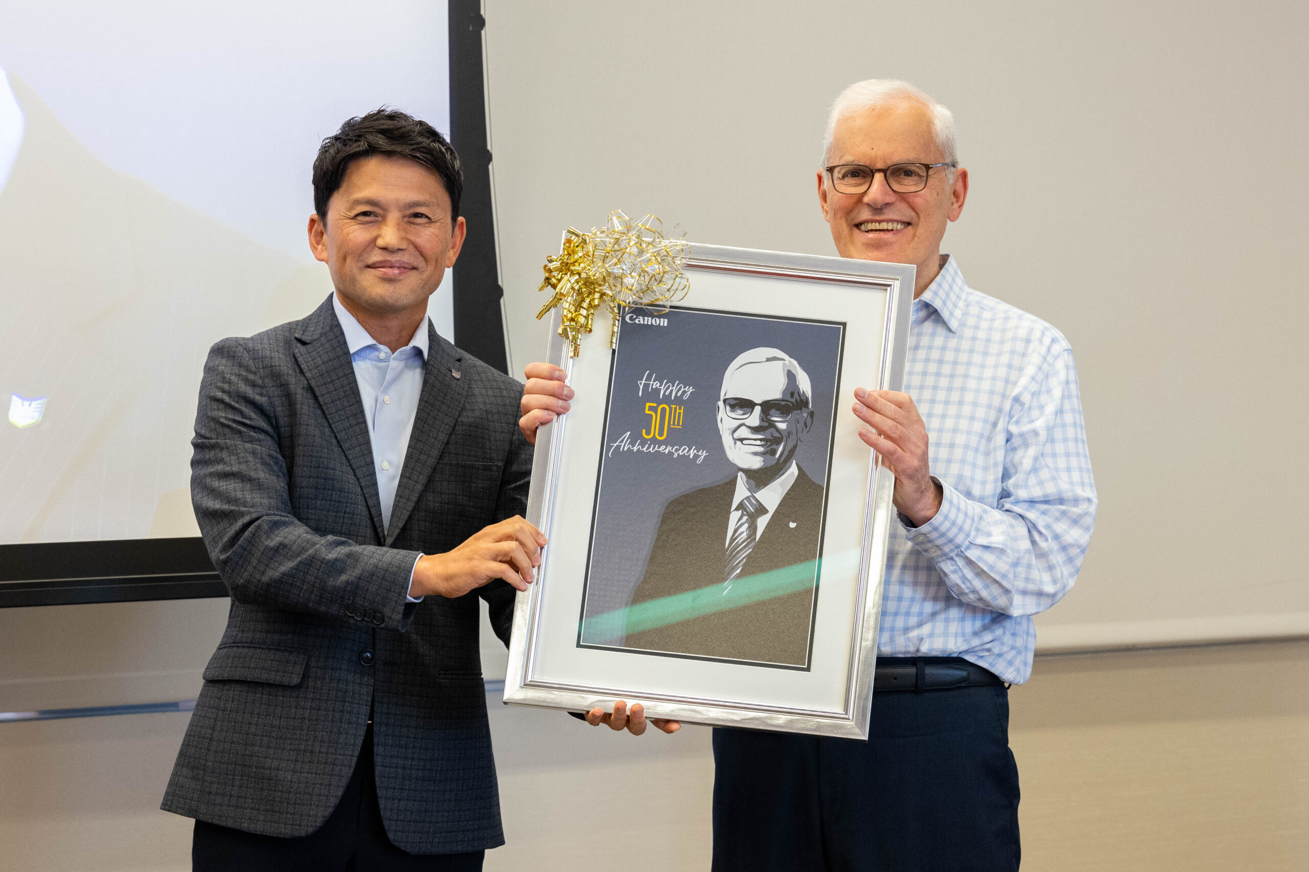 Canon U.S.A., Inc. Celebrates Seymour Liebman’s 50th Anniversary