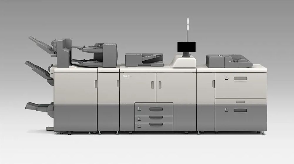 RICOH Pro 8400 Series monochrome production printers sets new standard in reliability and sustainability