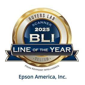 BLI award 2025 Epson scanners