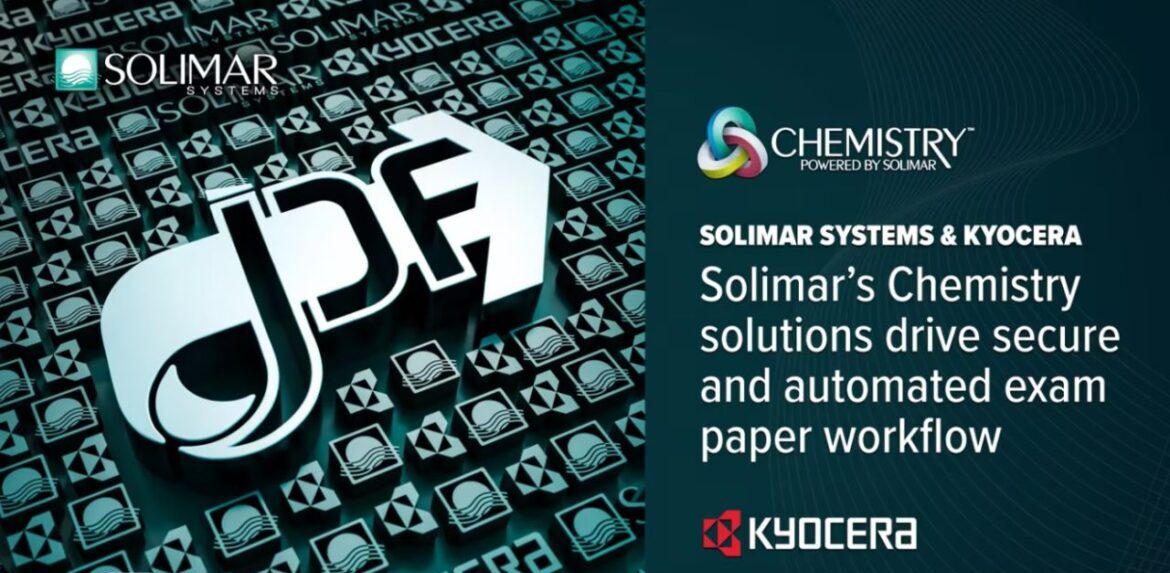 Secure Printing with Solimar and Kyocera: National Exam Books