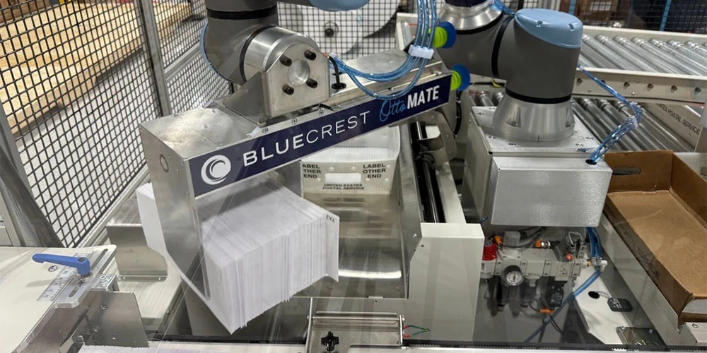 First Field Deployment of BlueCrest OttoMATE Trayer Robotics-arm Cobot